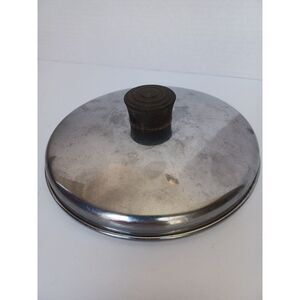 Vintage Revere Ware Stainless Steel Replacement Lid with Bakelite Knob 7 Inch